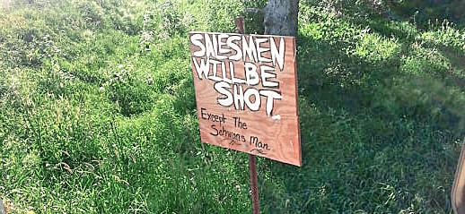 Salesman will be shot